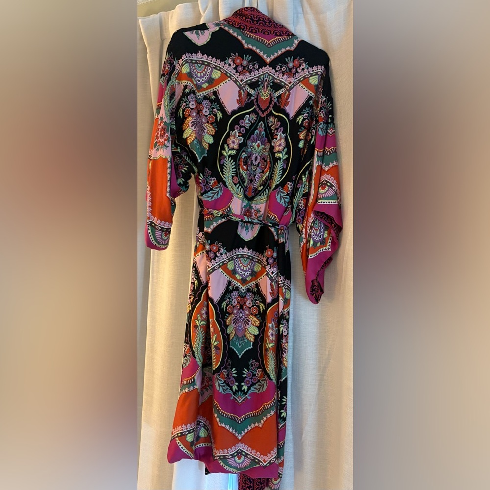 Rachel Zoe Multicolor Patterned Robe - Picture 2 of 5